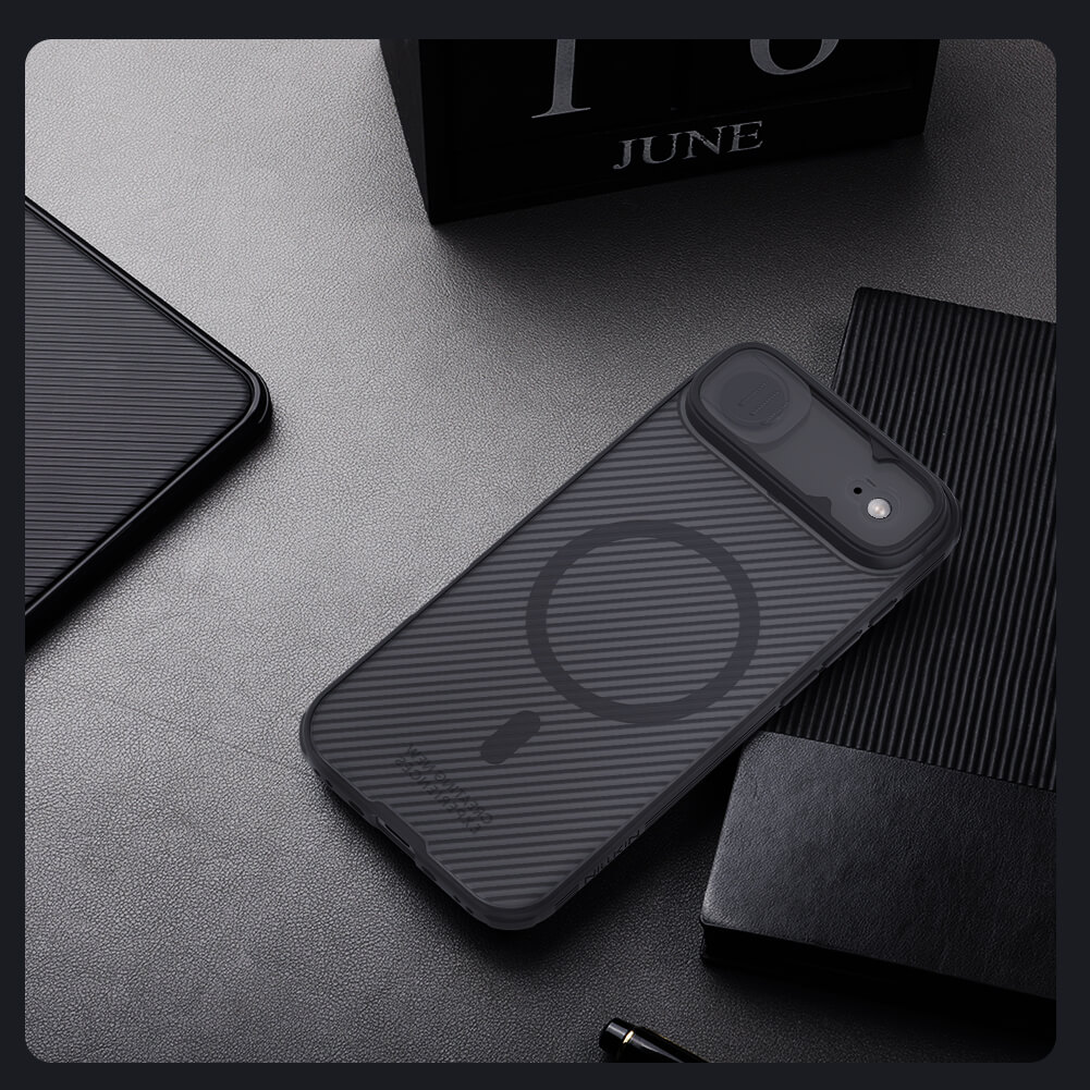 Чехол-крышка NILLKIN для Apple iPhone Air (iPhone 17 Air 6.6) (2025) (серия CamShield Pro Magnetic case Clear version)
